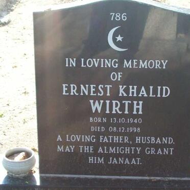 WIRTH Ernest Khalid 1940-1998