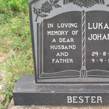 BESTER Lukas Johannes 1916-1973