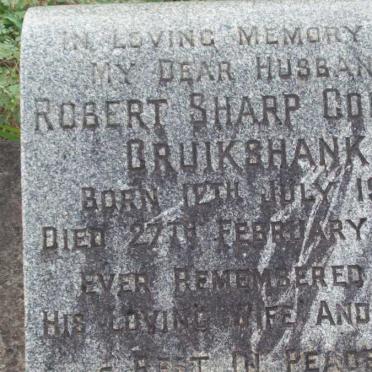 CRUIKSHANK Robert Sharp Couper 1901-1968