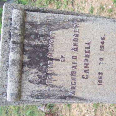 CAMPBELL Archibald Andrew 1863-1946