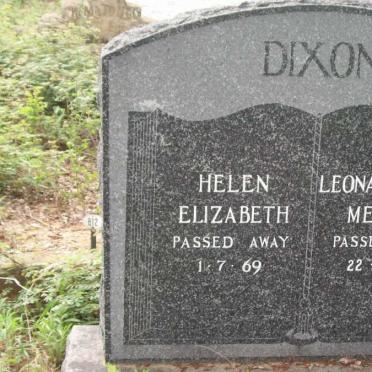 DIXON Leonard John Merton -1977 &amp; Helen Elizabeth -1969