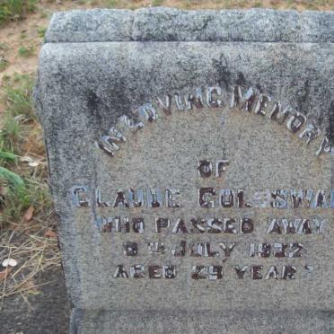 GOLDSWAIN Claude -1932