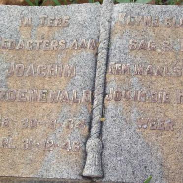 GROENEWALD Joachim 1934-1946