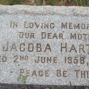 HARTOCH Jacoba -1958