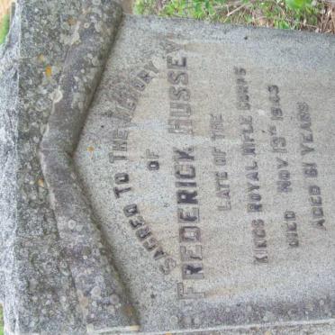 HUSSEY Frederick  -194?