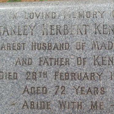 KENDALL Stanley Herbert -1967