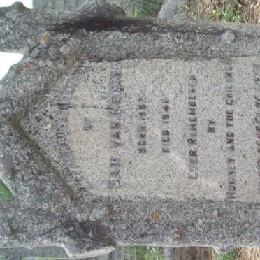 NIEKERK Sam, van 1882-1940