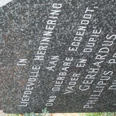 PLESSIS Gerhardus Phillipus Pretorius, du 1908-1966