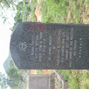 ROSENTHAL Abraham -1981