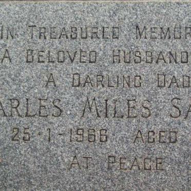 SANDERS Charles Miles -1966