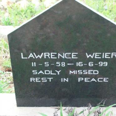 WEIER Lawrence 1958-1999