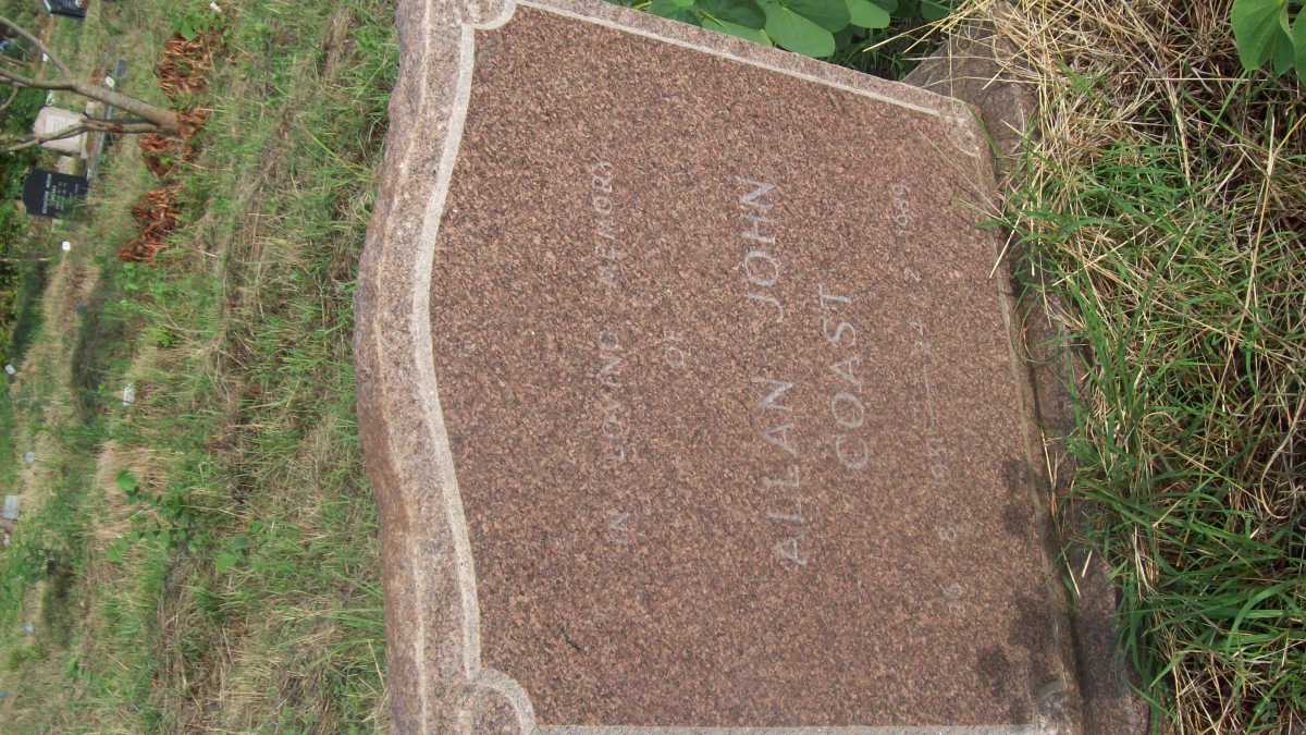 COAST Allan John 1931-1989