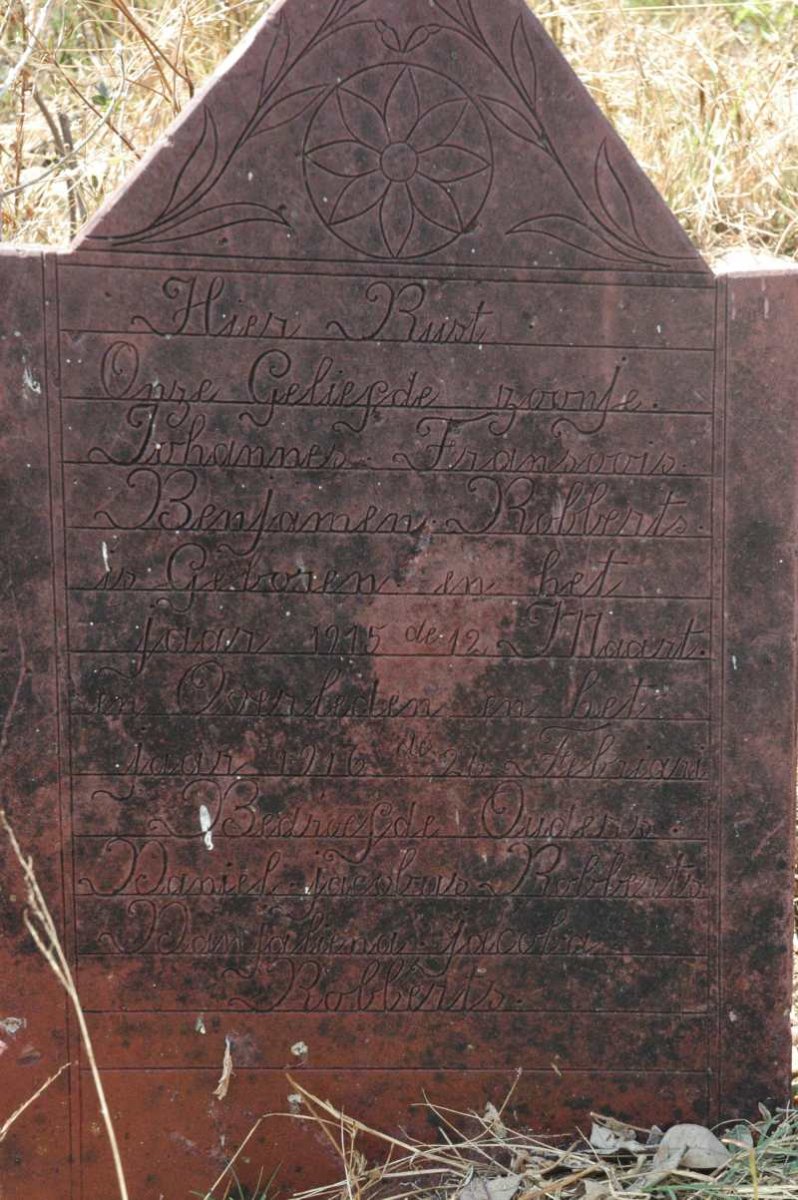 ROBBERTS Johannes Fransoois Benjamen 1915-1916