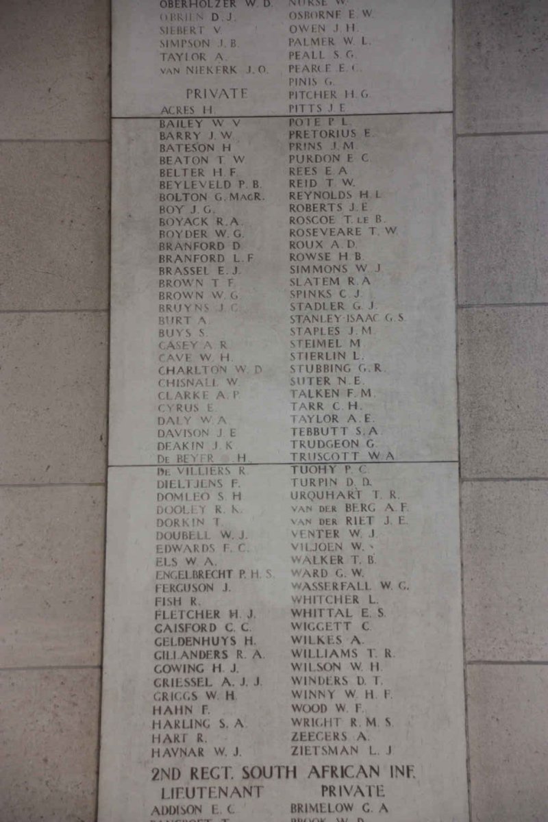 2. Menenpoort 1st Reg SA Inf