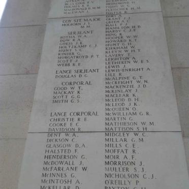 4. Menenpoort 4th Reg SA Inft