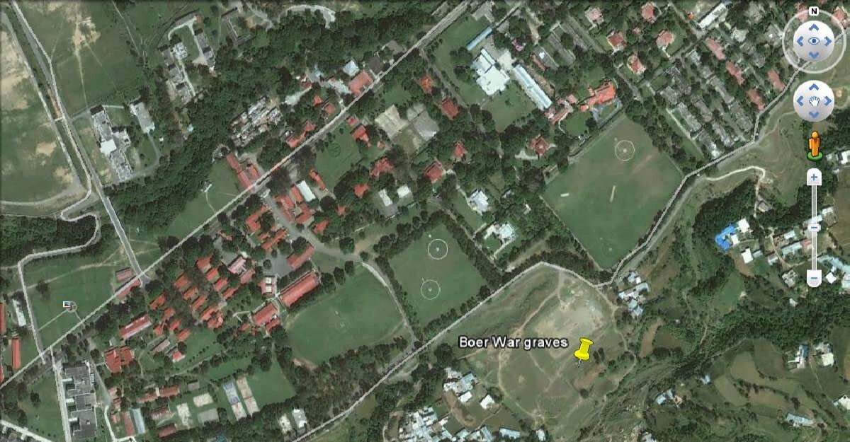 1. Google earth map with location