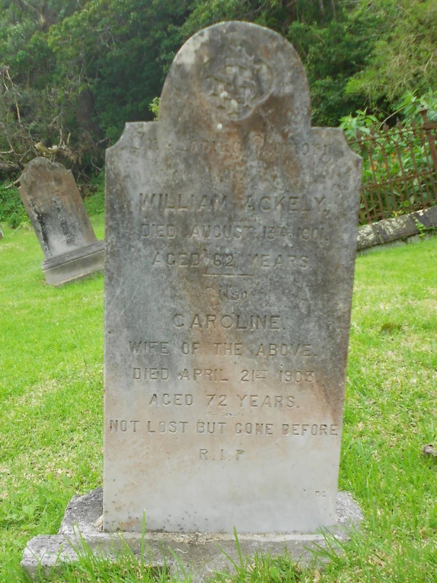 ACKELY William -1901 &amp; Caroline -1903