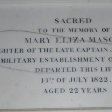 MASON Mary Eliza -1822