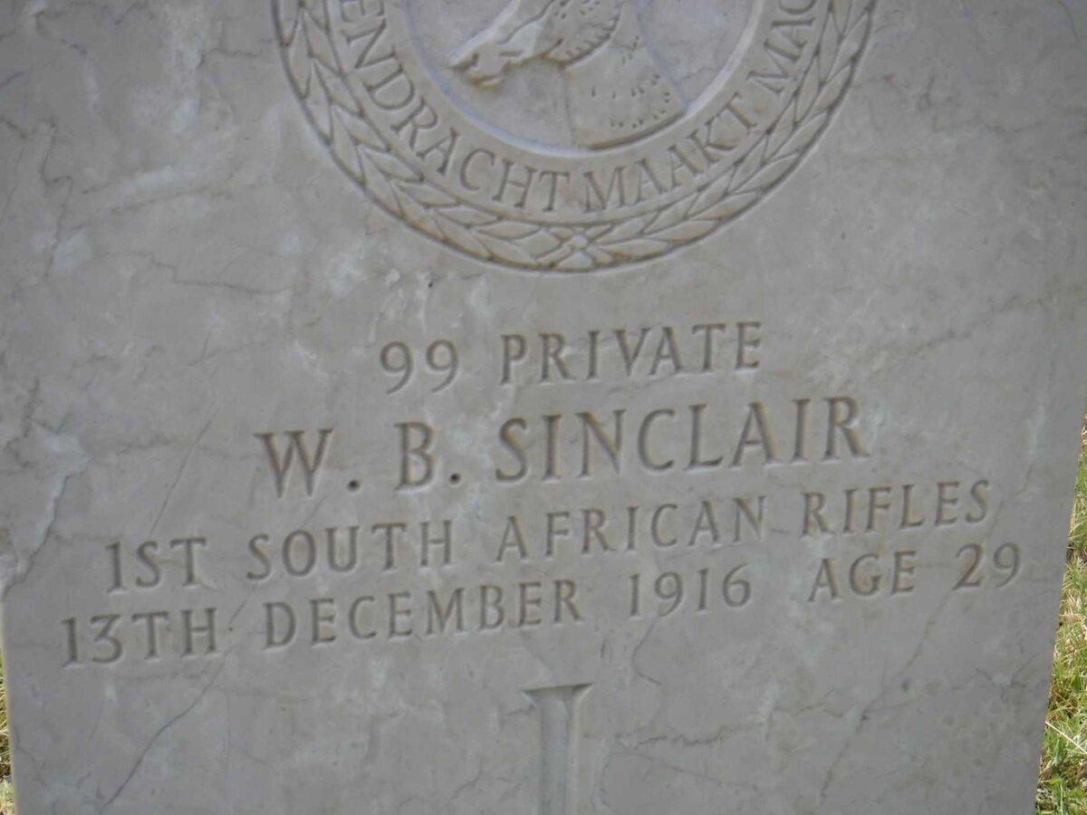 SINCLAIR W.B. -1916