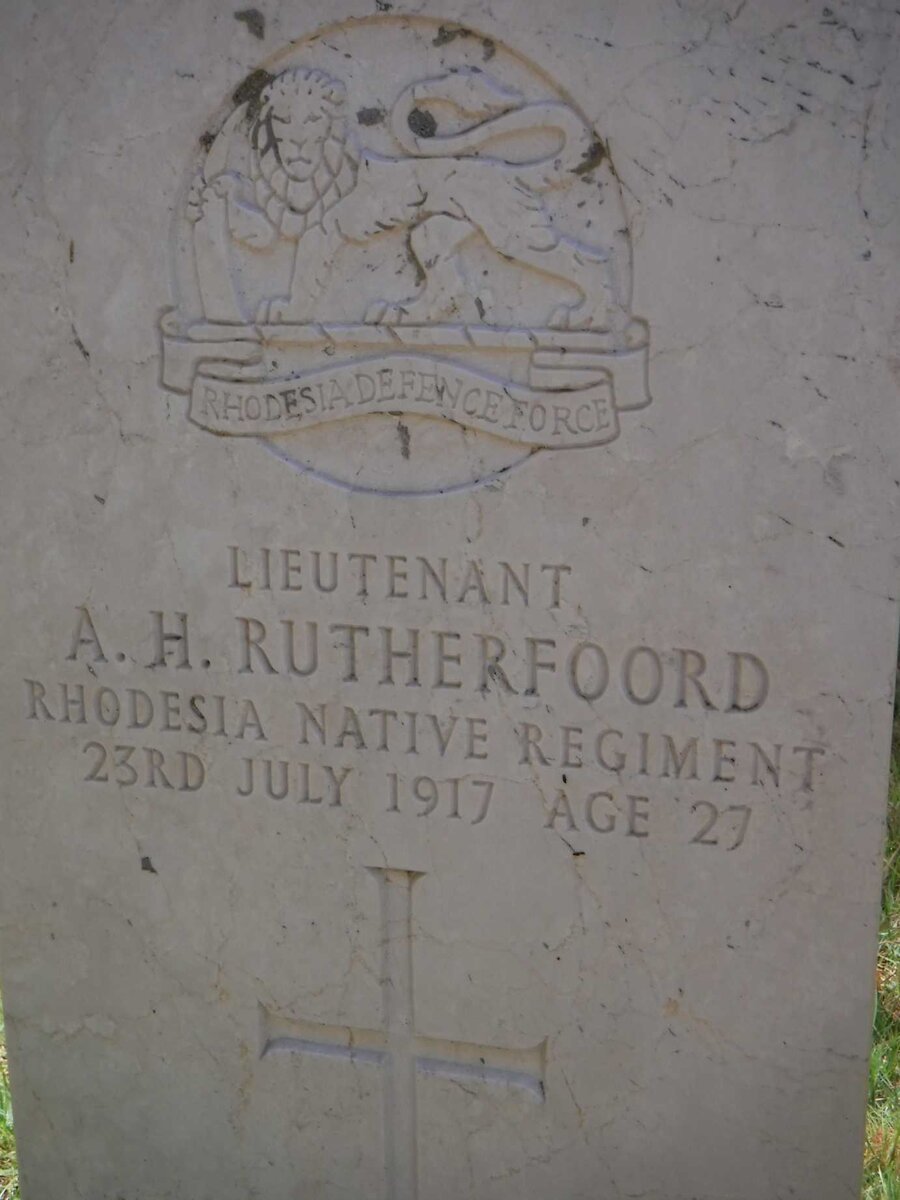 RUTHERFOORD A.H. -1917